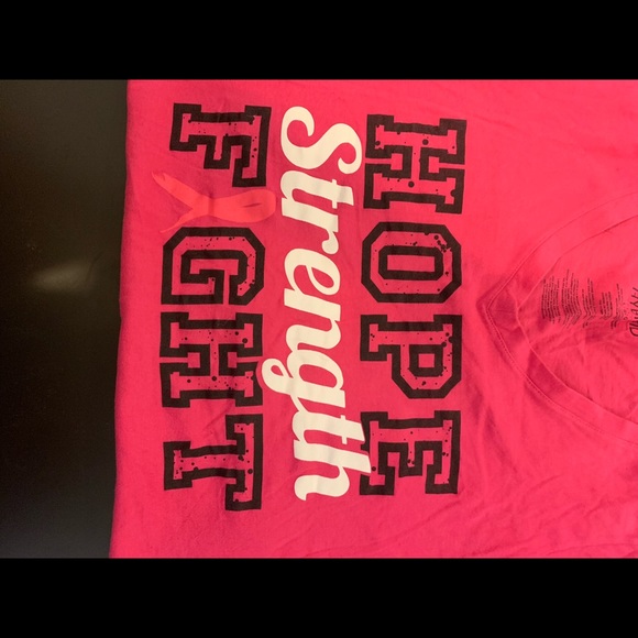 Hybrid & company Tops - PINK FIGHT CANCER TEE Hybrid & company Tops - PINK FIGHT CANCER TEE